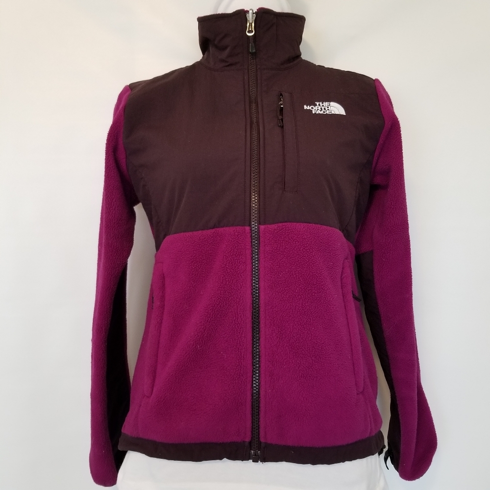North Face Denali Jacket Burgundy XS #Nuptse